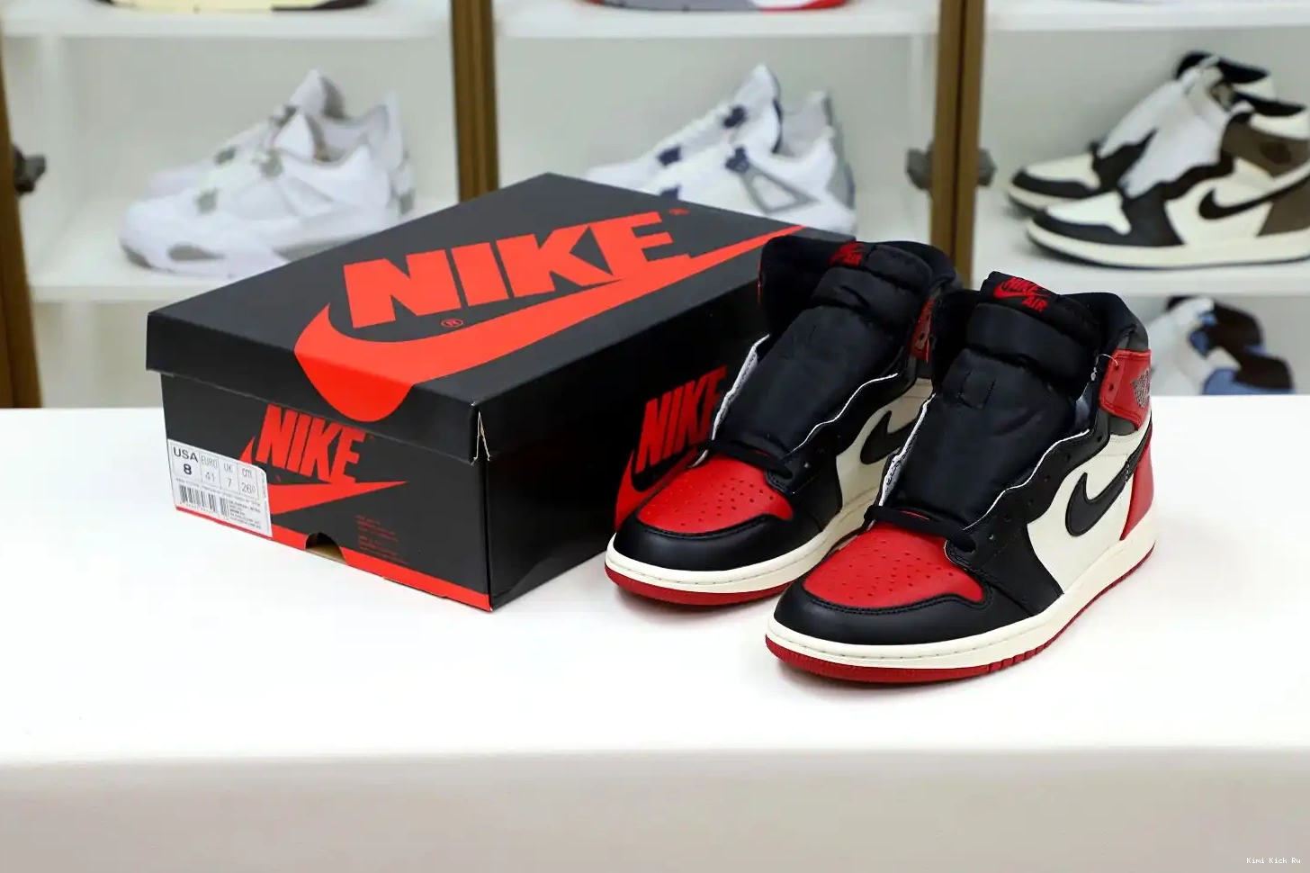 AIR 1 'BRED JORDAN OG Kimikick HIGH TOE' RETRO 0505